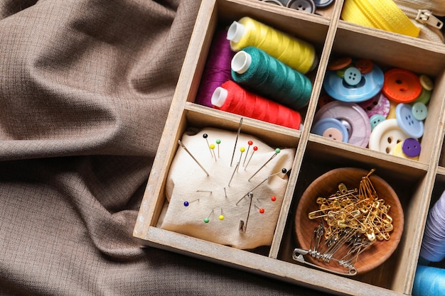 selection of embroidery kits